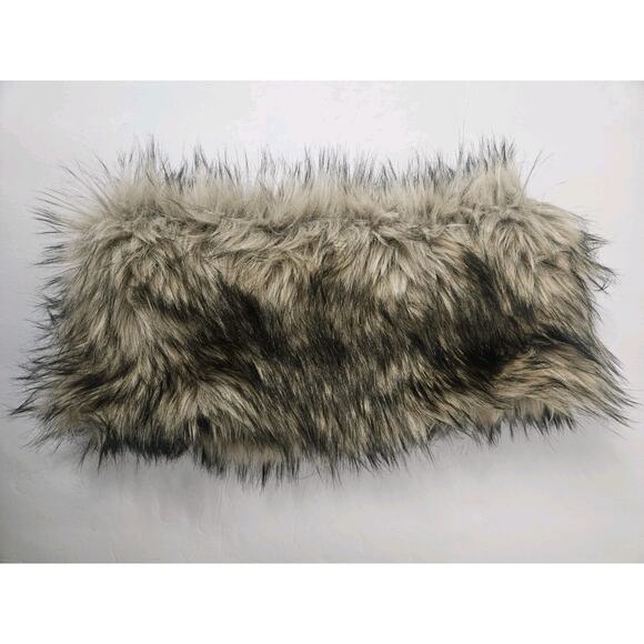 MICHAEL KORS Scarf Infinity Coyote Faux Fur - Picture 2 of 5